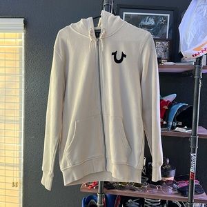 True Religion Logo Zip Hoodie